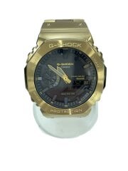 画像：ソーラー腕時計_G-SHOCK/デジアナ/ステンレス/BLK/GLD
