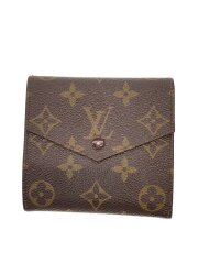 画像：2つ折り財布/キャンバス/BRW/モノグラム/レディース