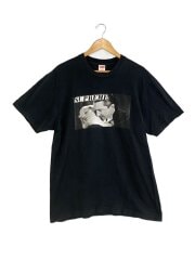 画像：Tシャツ/L/コットン/BLK/プリント//