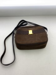 画像：ショルダーバッグ/スウェード/BRW/D213096