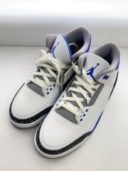 画像：AIR JORDAN 3 RETRO_エアジョーダン 3 レトロ/27cm/WHT/レザー