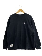 画像：24SS/OBJ 02 LS COTTON/長袖Tシャツ/X01/コットン/BLK/241ATDT-CSM14