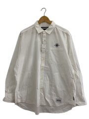 画像：TRAD SHIRTS LS/長袖シャツ/M/コットン/WHT/無地/232SPNH-SHM01