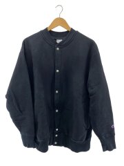 画像：カーディガン(厚手)/XL/コットン/BLK/無地/C8-A035