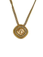 画像：Christian Dior クリスチャンディオール　ネックレス/ラインストーン/GLD/トップ有/レディース