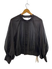 画像：長袖ブラウス/O/ポリエステル/BLK/FWFJ212002