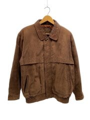 画像：レザージャケット・ブルゾン/L/レザー/BRW