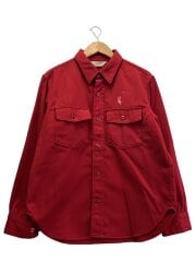 画像：ジャケット/S/ポリエステル/RED/無地/T-WORK SHT JKT//