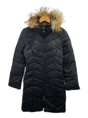 画像：ロングダウンジャケット/38/ポリエステル/BLK/031-251906