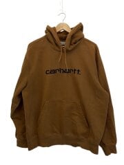 画像：パーカー/XL/コットン/BRW/hooded carhartt sweat