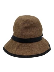 画像：ハット/M/ポリエステル/BRW/無地/レディース/NN01815