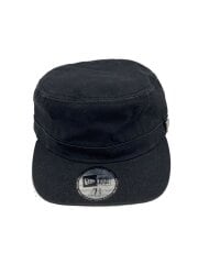 画像：キャップ/7 3/8/コットン/BLK/無地/メンズ