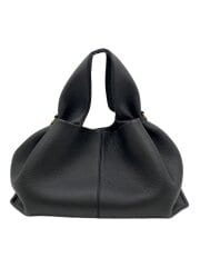 画像：ショルダーバッグ/レザー/BLK