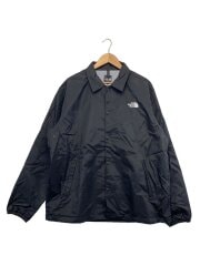 画像：THE COACH JACKET_ザ コーチジャケット/XL/ナイロン/BLK/無地