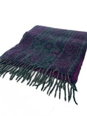 画像：マフラー/パープル/総柄/メンズ