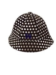 画像：ハット/M/ポリエステル/ブラウン/ドット/レディース/MR070