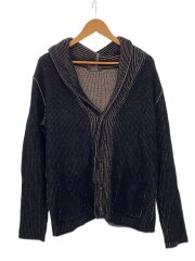 画像：カーディガン(厚手)/L/コットン/BLK