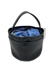 画像：ハンドバッグ/レザー/ブラック/無地