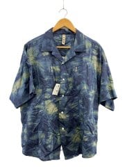 画像：半袖シャツ/2/レーヨン/ネイビー/22KO-SS10