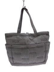 画像：キルティングトートバッグ/--/BLU/総柄