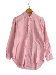 画像：襟裂け有/60s/長袖シャツ/15/コットン/PNK//