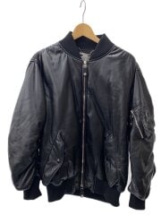 画像：ブルゾン/40/ポリエステル/BLK/無地/680047