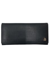 画像：角スレ/ヒビ有/長財布/レザー/BLK/メンズ