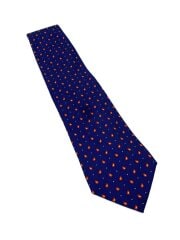 画像：ネクタイ/シルク/NVY/総柄/メンズ