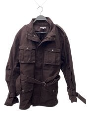 画像：2025年モデル/ジャケット/FREE/コットン/BRW/無地/010IA230-2431