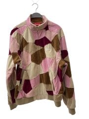 画像：25SS/PATCHWORK VELOUR TRACK JACKET/S/コットン/マルチカラー/総柄