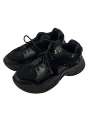 画像：ローカットスニーカー/43/BLK/カカト減り有/汚れ有