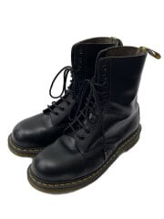 画像：ブーツ/UK6/BLK/レザー/AW004/ハキジワ有/ヨゴレ有