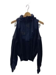 画像：フード劣化有/トップス/1/コットン/NVY