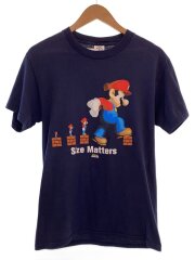 画像：Tシャツ/S/コットン/NVY/プリント