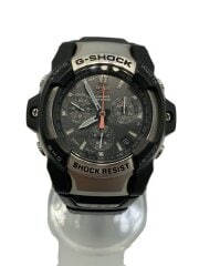 画像：ソーラー腕時計・G-SHOCK/アナログ/ラバー/BLK/BLK/SS