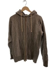 画像：ジップパーカー/XL/コットン/GRY/C8-Y102