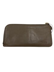 画像：長財布/レザー/BRW/無地/メンズ