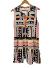 画像：Devotion TWINS/ノースリーブワンピース/S/コットン/マルチカラー/ストライプ