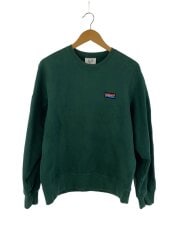 画像：スウェット/M/コットン/GRN/無地