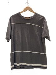 画像：90s/Tシャツ/L/コットン/GRY/ストライプ