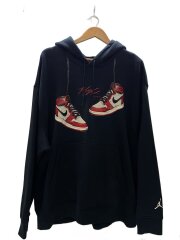 画像：パーカー/XXL/コットン/ブラック/プリント/FD0568-010