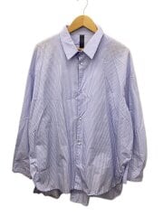 画像：長袖シャツ/L/コットン/IDG/ストライプ/2001SK14