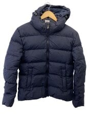 画像：ダウンジャケット/M/ナイロン/NVY/無地/HMO009