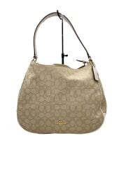 画像：ショルダーバッグ_シグネーチャー/キャンバス/BEG/総柄