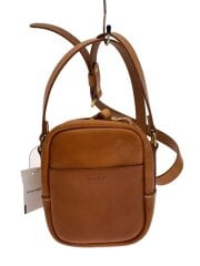 画像：ショルダーバッグ/レザー/BRW/無地