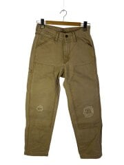 画像：ストレートパンツ/28/コットン/BEG/無地/PC9-A7367-0000