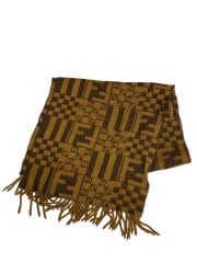 画像：マフラー/レーヨン/BRW/総柄/レディース/ズッカ柄