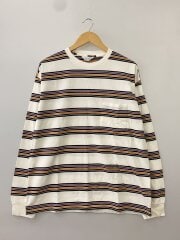 画像：長袖Tシャツ/1/コットン/マルチカラー/ボーダー/us1726