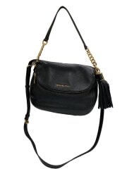 画像：ショルダーバッグ/レザー/BLK/35S7GBFL2T