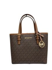 画像：ハンドバッグ/PVC/BRW/総柄/35T9GTVT0B